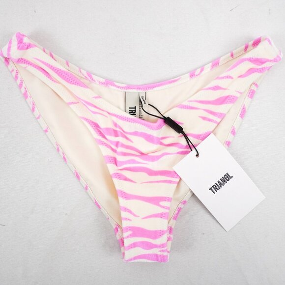 Triangl Pink Plaz Velvet Crop Bikini Top & Bottom Set in Size XXS - NWT - Picture 5 of 12